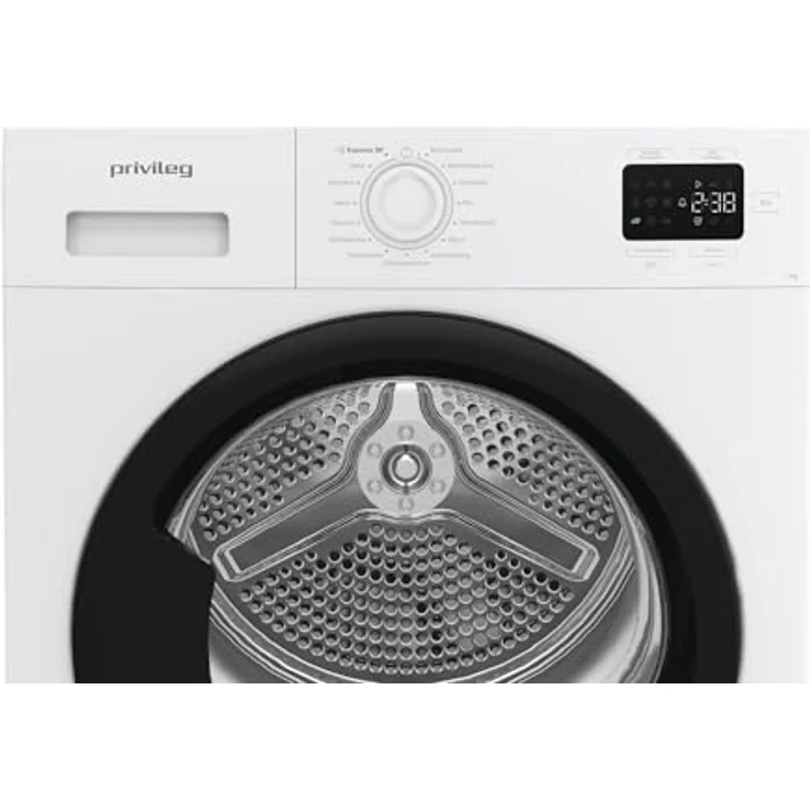Privileg PD 7D WMB Trockner, 7 kg Fassungsvermögen, Knitterschutz, 15 Trockenprogramme, Auffrisch- und Jeans-Programm – Bild 5