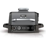 NINJA Tischgrill Ninja Woodfire OG701, 2400 W, Elektrischer Outdoor Grill mit Woodfire Technologie