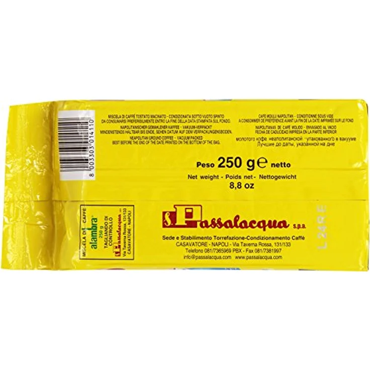 PASSALACQUA Alambra, gemahlener Kaffee, 250g  – Bild 3