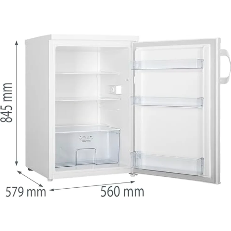 GORENJE Table Top Kühlschrank R49CPW, 133 l Kühlvolumen, LED-Innenbeleuchtung – Bild 3