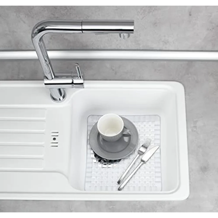 Wenko Spülbeckeneinlage Opal, 26,5 x 31 cm, Transparent – Bild 5