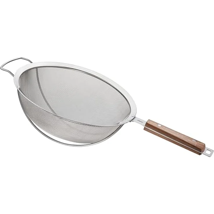 GEFU Küchensieb PASSO, 24 cm aus Edelstahl, feinmaschig, spülmaschinenfest, vielseitig einsetzbar – Bild 1