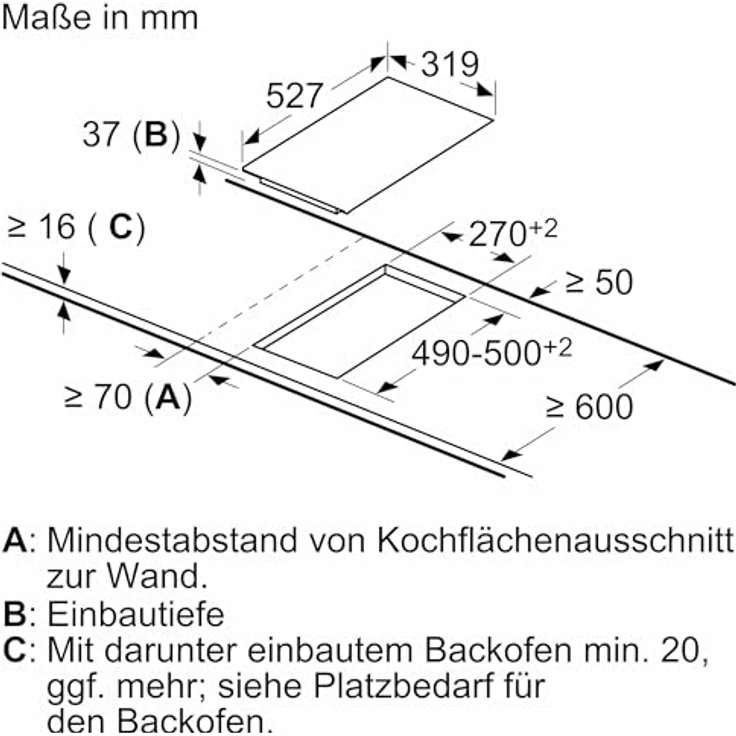 Neff, T13TDF9L8, Domino Kochfeld, N70, Breite 30 cm, Autarkes Elektro-Kochfeld, TouchControl Bedienung, Schwarz mit Rahmen aufliegend – Bild 5