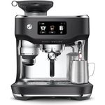 Sage The Oracle Dual Boiler, Kaffeemaschine mit manuellem & automatischem Milchaufschäumer, 45 Mahlgradeinstellungen, 16 Programme inkl. Espresso, Cappuccino & Flat White, Schwarzer Trüffel