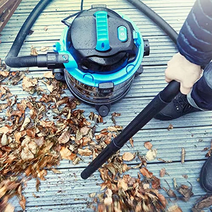 Vacmaster VQ1220SC, Nass-Trockensauger mit Blasfunktion, 1250W, 20L Edelstahl, für Innen- und Außenbereich – Bild 4