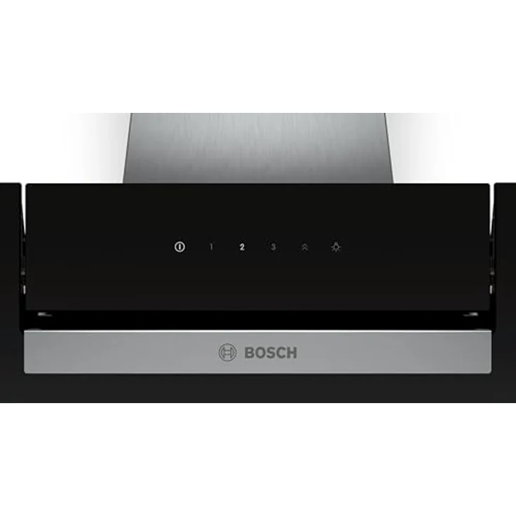 Bosch Serie 2 DWK87EM60, Motorhaube, Kamin abgewinkelt, Breite: 79 cm, Tiefe: 43.4 cm, Absaugung und Rückführung (mit zusätzlichem Rückführungsset), mit internem Motor, Schwarz – Bild 5