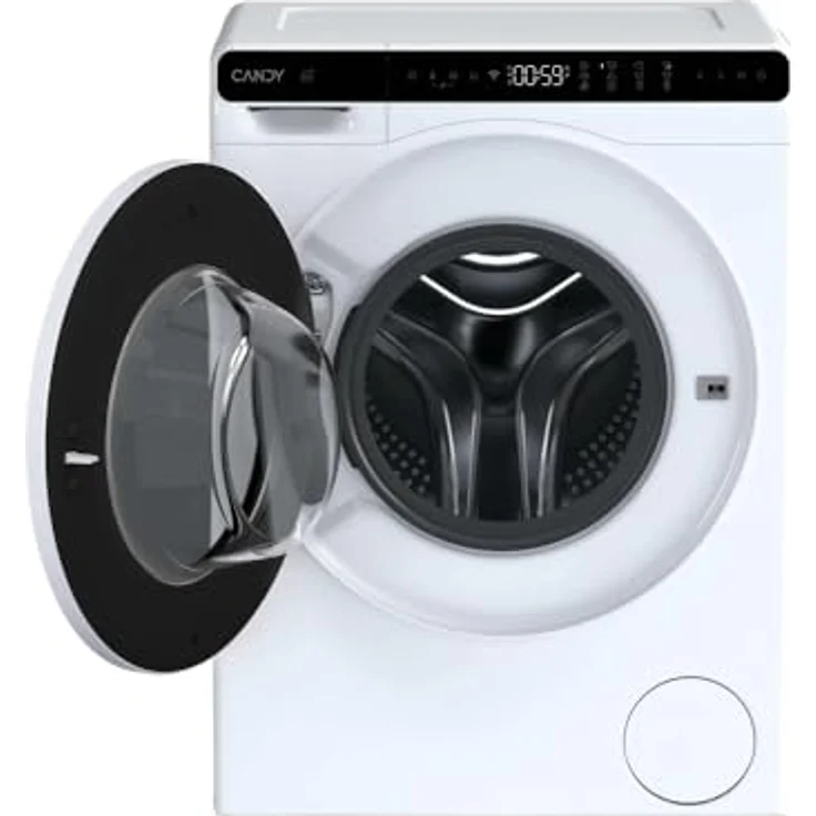 Candy CW50-BP12307WU-S, kompakte Frontlader-Waschmaschine, 5 kg, Energieeffizienzklasse A, 1200 U/min, Startzeitvorwahl, Kindersicherung – Bild 2