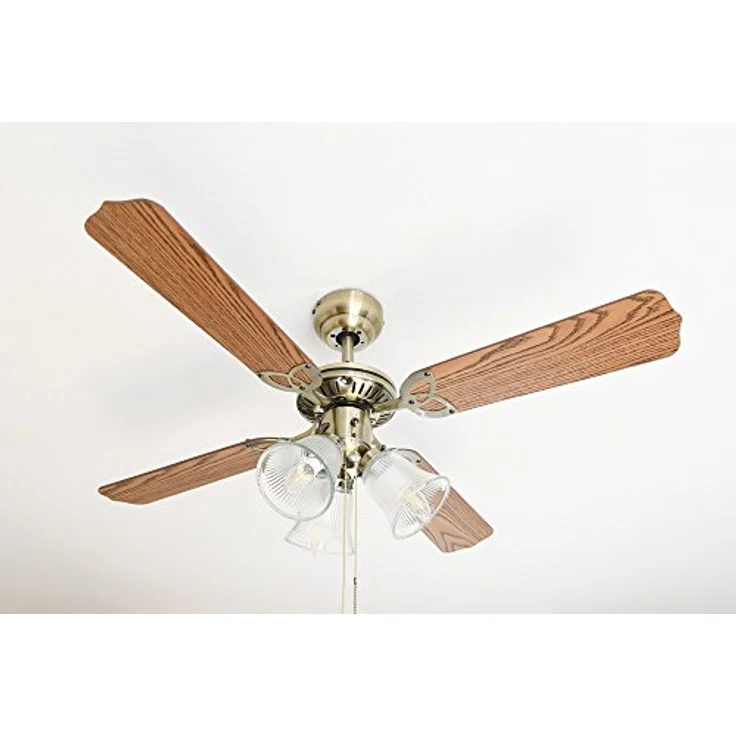 Westinghouse Lighting Princess Trio Deckenventilator Messing antik, 105 cm Durchmesser 7826540 – Bild 3