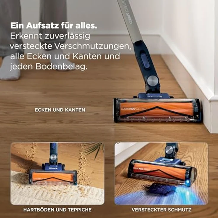 Shark Akku-Hand- und Stielstaubsauger PowerDetect Speed IA1241EU, 350 W, beutellos, 4 PowerDetect-Technologien, Reveal-Technologie, Flexology – Bild 5