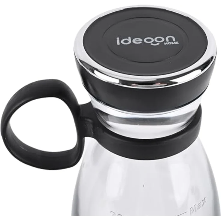 shop'n smile ideoon Smoothie-Maker, mobiler Vitamin-Kick Mixer mit Akku, 120 W, 300 ml, Schwarz, für Fitness und unterwegs – Bild 9