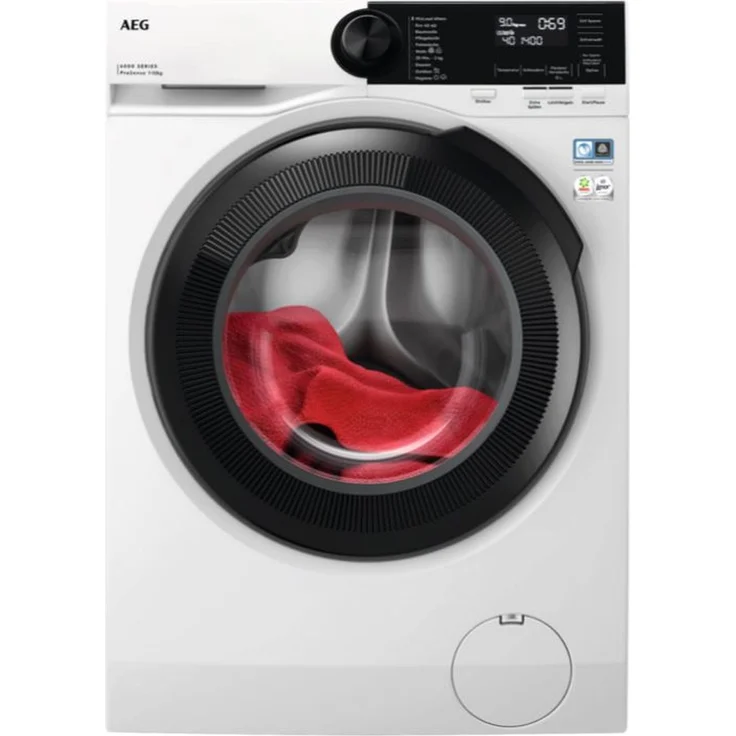 AEG LR6F65409 Waschmaschine 10 kg mit ProSense-Technologie, Hygiene-Programm mit Dampf und Inverter-Motor
