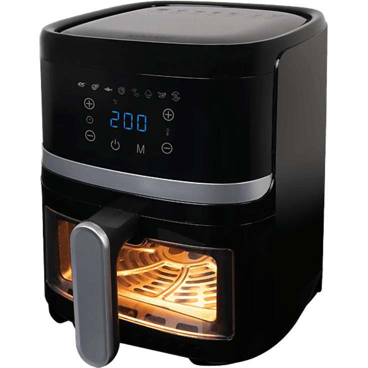 KOENIC KAF 41323 B Heißluftfritteuse 1300 Watt Schwarz