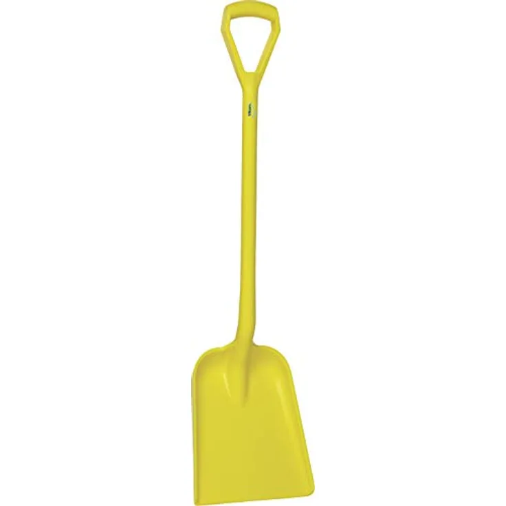 Lichtgewicht schop D-greep, korte steelpolypropyleenhoogte 1040 mm standaard blad (327x271x50 mm)