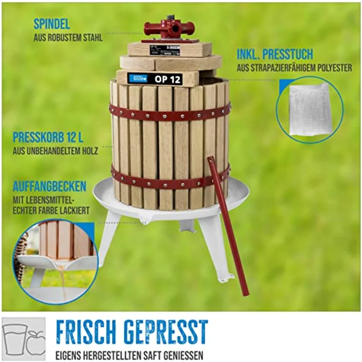 Güde Obstpresse u. Beerenpresse OP 12 – Bild 2