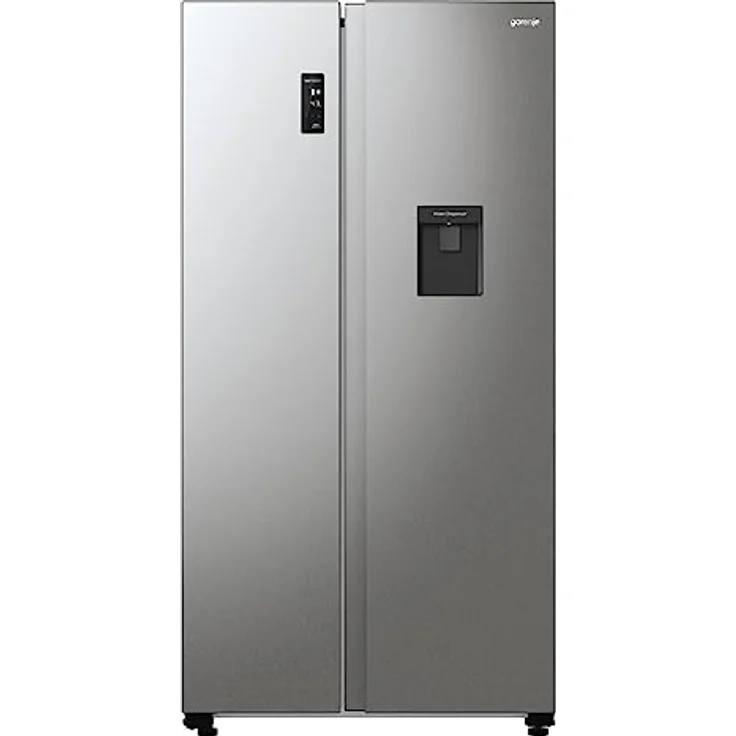 Gorenje NRR 9185 DAXLWD Side by Side Kühl-Gefrierkombination, Made in Europe, EEK D, NoFrostPlus, Inverter-Kompressor, Crisp Zone, ConvertActive Zone, FastFreeze, 178,6 cm, Edelstahl – Bild 1