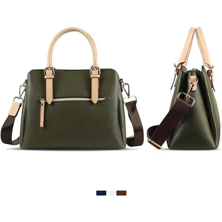bugatti Ella Handtasche, 30 cm, grün, 100% Polyester – Bild 5