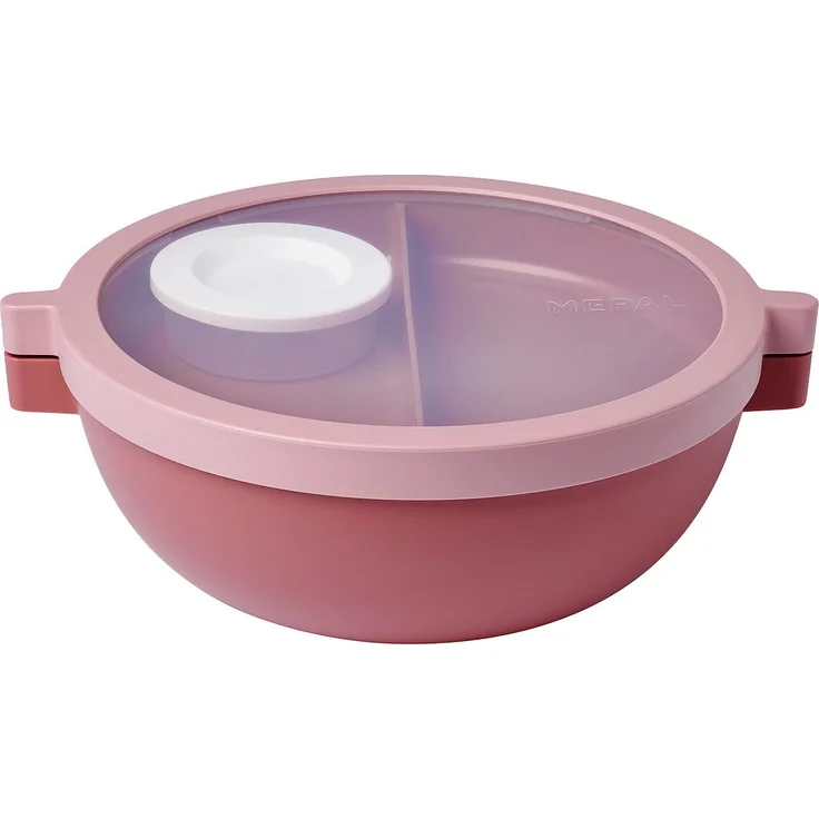 Mepal Vita, Lunchbox, Rot - Bento-Lunchbowl 1,5 l, luft- und auslaufsicher – Bild 1