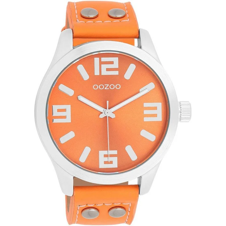OOZOO Quarzuhr C1072, Armbanduhr, orange, Damenuhr, Herrenuhr – Bild 1