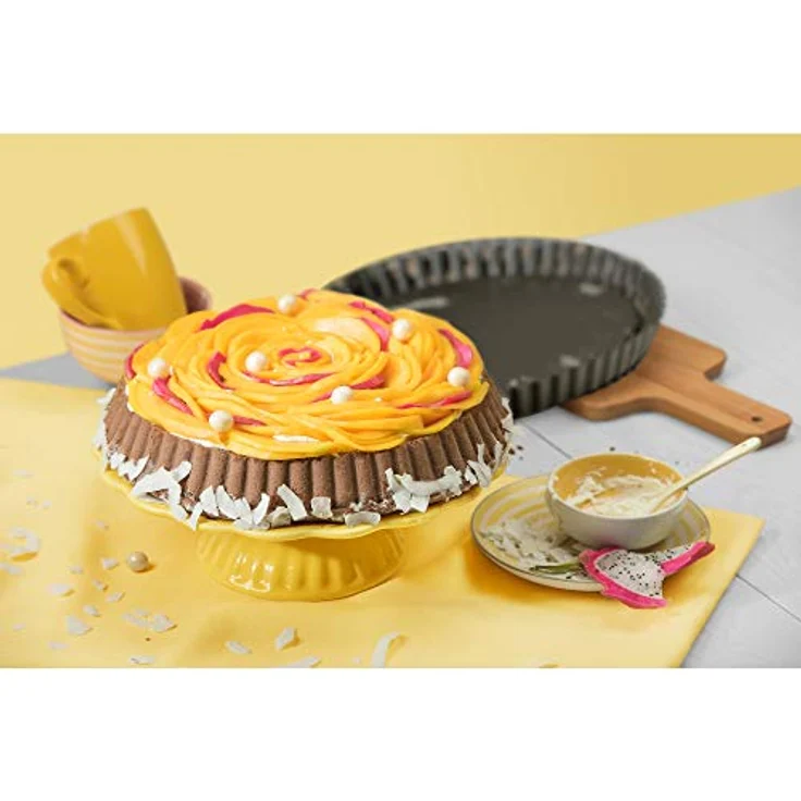 KAISER Tortenboden Ø 28 cm Classic gute Antihaftbeschichtung gleichmäßige Bräunung durch optimale Wärmeleitung mit Rezept – Bild 2