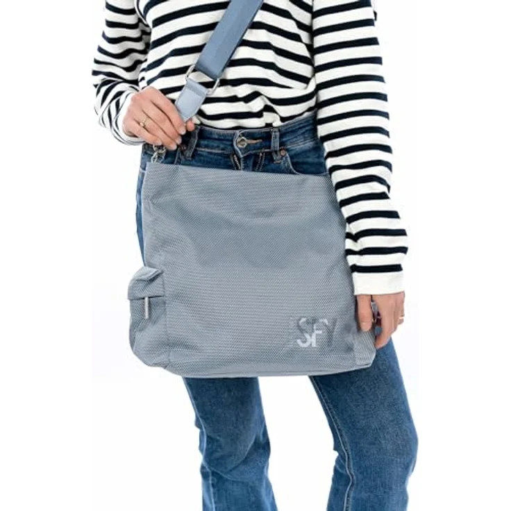 SURI FREY Suri Sports Marry Crossover Bag, Umhängetasche in Crystal Blue mit verstellbarem Schulterriemen und geräumigem Hauptfach – Bild 4