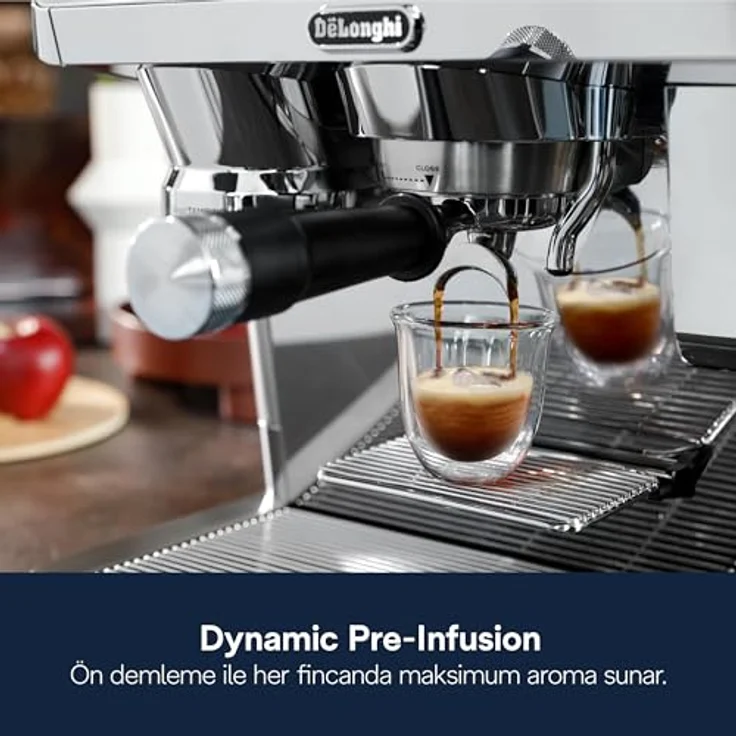 De'Longhi Espressomaschine LA SPECIALISTA MAESTRO EC9885.M, Silber, 2,5 l Wassertank, 19 bar Pumpendruck – Bild 4