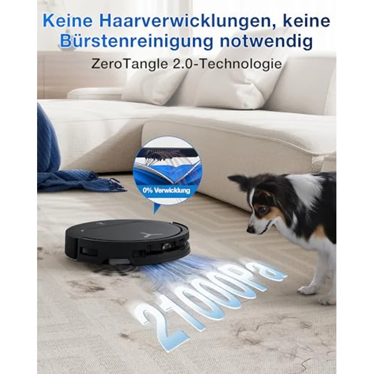 ECOVACS DEEBOT T50 PRO OMNI GEN2, Saugroboter mit 15.000 Pa Saugkraft, Staubbeutel, Saug- und Wischfunktion, inkl. 10-in-1-OMNI-Station – Bild 2
