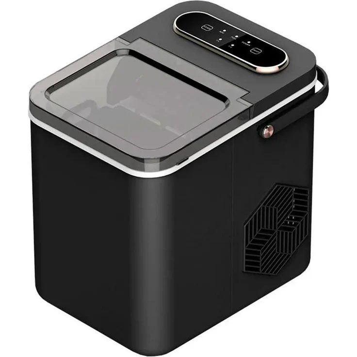 Maestro MR-820, Eleganter Eiswürfelbereiter zur Eisherstellung, Schwarz