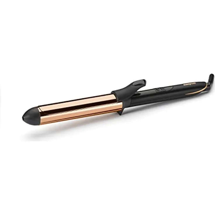 BaByliss Salon Brilliance Curls, Lockenstab mit Klammer und 32mm Durchmesser für große Locken und weiche Wellen, Hochwertige Titan-Beschichtung, 160°C - 210°C für alle Haartypen, C459E