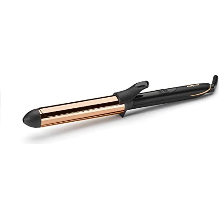 BaByliss Salon Brilliance Curls, Lockenstab mit Klammer und 32mm Durchmesser für große Locken und weiche Wellen, Hochwertige Titan-Beschichtung, 160°C - 210°C für alle Haartypen, C459E – Bild 1