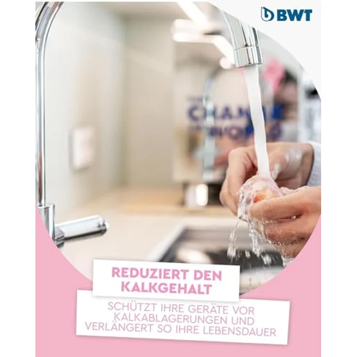 BWT Wasserfilterkartusche 125558004-C, Premium Filtration mit Magnesium, 650 l Kapazität, Chlor- und Kalkreduktion – Bild 4