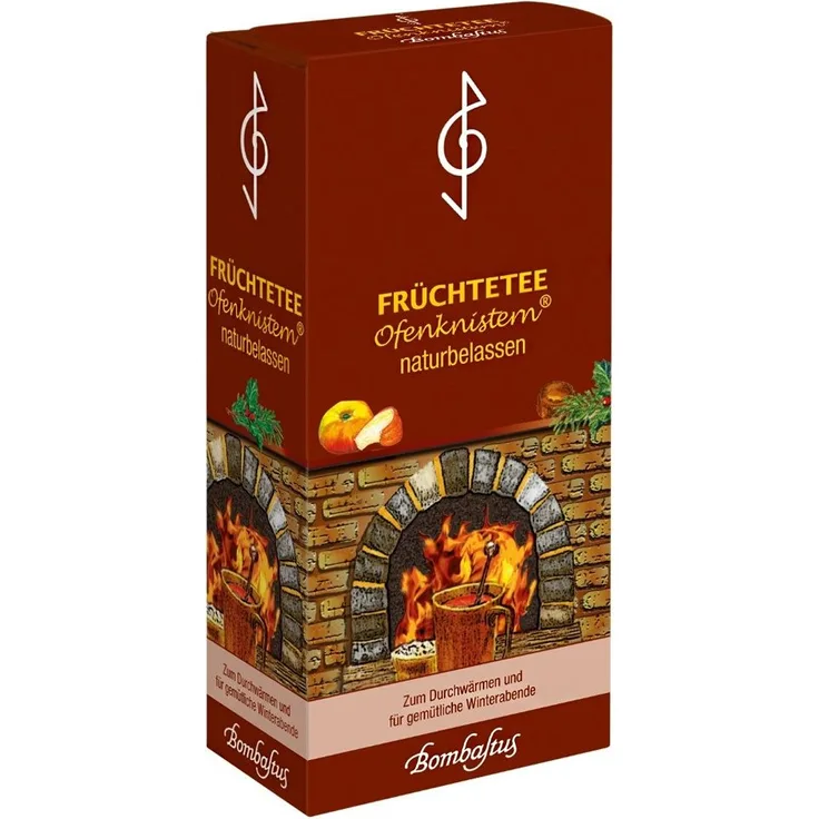 Bombastus Ofenknistern Früchtetee, naturbelassener Tee aus winterlichen Früchten und Gewürzen, 200 g