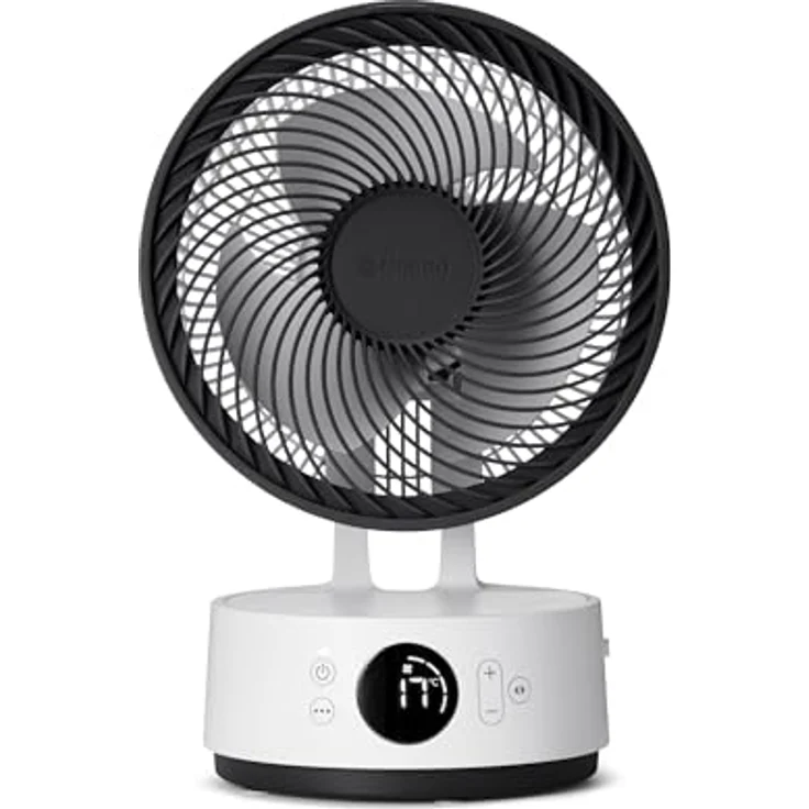 MEACO MeacoFan Sefte® 8, Tragbarer Ventilator mit austauschbarem Akku, 17 Stunden Laufzeit, leiser Betrieb, Fernbedienung, Nachtmodus, 2,3 kg – Bild 1