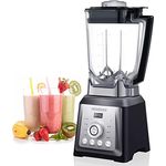 HEINRICHS Mixer, Standmixer, Hochleistungsmixer mit 32000 U/min und 2000W Motor + 4Programme, Blender-8 Edelstahlklingel, BPA-Frei, Smoothie Maker, 2L Behälter, Ice-Crush Funktion, Heinrich´s