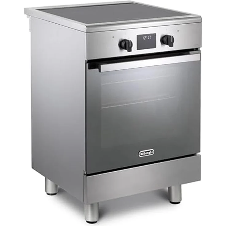 De'Longhi Freistehende Küche mit Elektroofen, 60 x 60 cm, Edelstahl, 4 Induktionszonen, 9 Funktionen – Bild 4