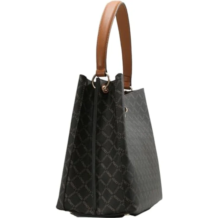 L.Credi Filiberta Schultertasche, 30 cm, braun, 100% Kunstleder – Bild 3