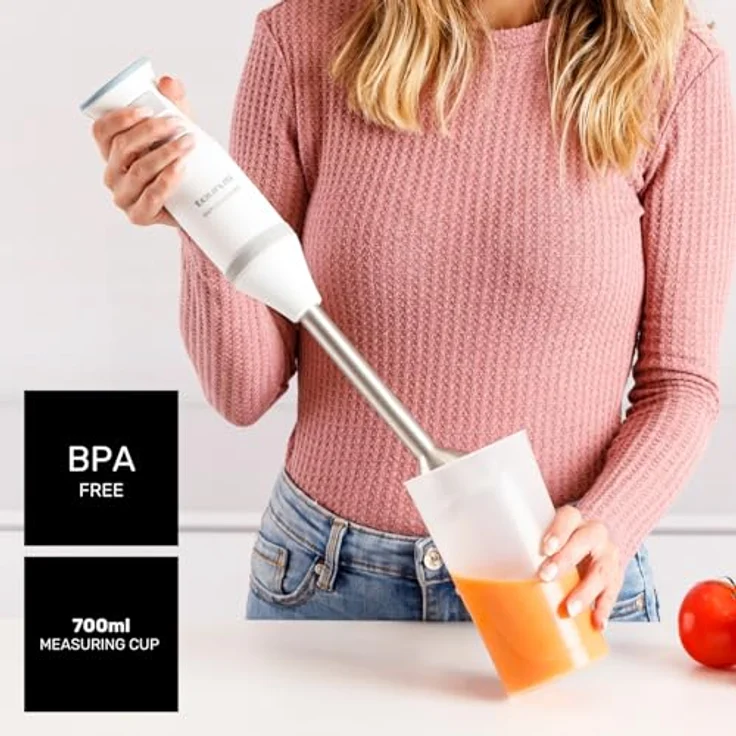 Taurus Stabmixer Handrührgerät BAPI 1200 PURE, 1200 W Leistung, Metallstäbe – Bild 6