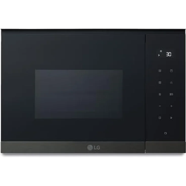 LG Mikrowelle mit Grill MG7Z2593B, 900 W, 25 l, schwarze Stahloberfläche, Touch-Steuerung, automatische Menüs – Bild 1