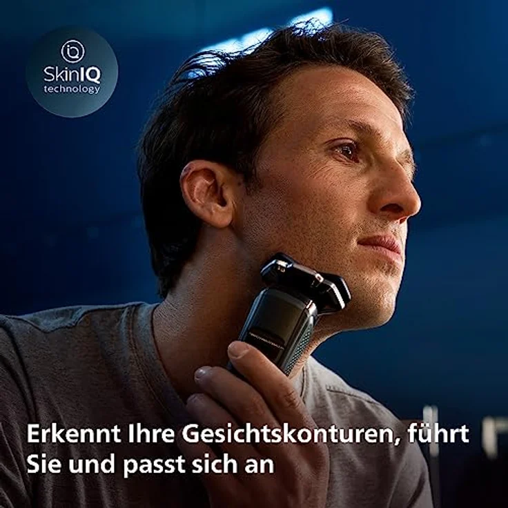Philips Shaver Series 8000 – Elektrischer Nass- und Trockenrasierer für Herren mit ausklappbarem Trimmer, Ladestation & Reiseetui (Modell S8696/35) – Bild 3