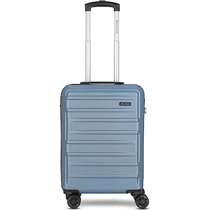 Worldpack New York 2.0 Handgepäck Koffer | Hartschalen Kabinentrolley mit 4-Rollen-System, arretierbarer Tragegriff und Zahlenschloss | 38 cm x 22 cm x 55 cm - 2,6kg