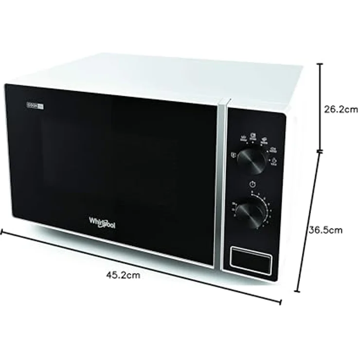 Whirlpool MWP 101 W Mikrowelle, Standgerät, 20 Liter Garraum, 700 Watt, weiß – Bild 6