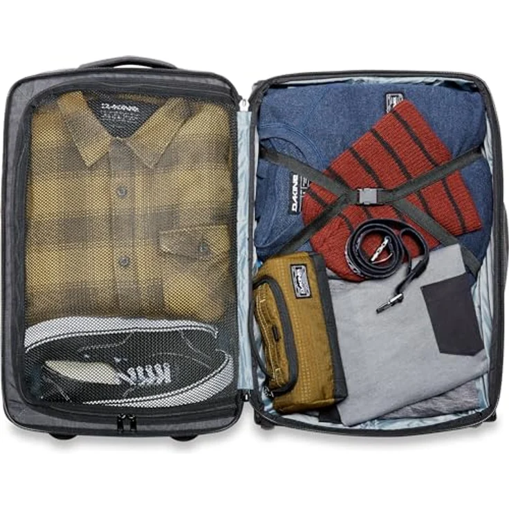 Dakine Carry On Roller 42 L, Rollenreisetasche 55 cm mit gepolstertem Laptophülle und geteilter Innenorganisation – Bild 3