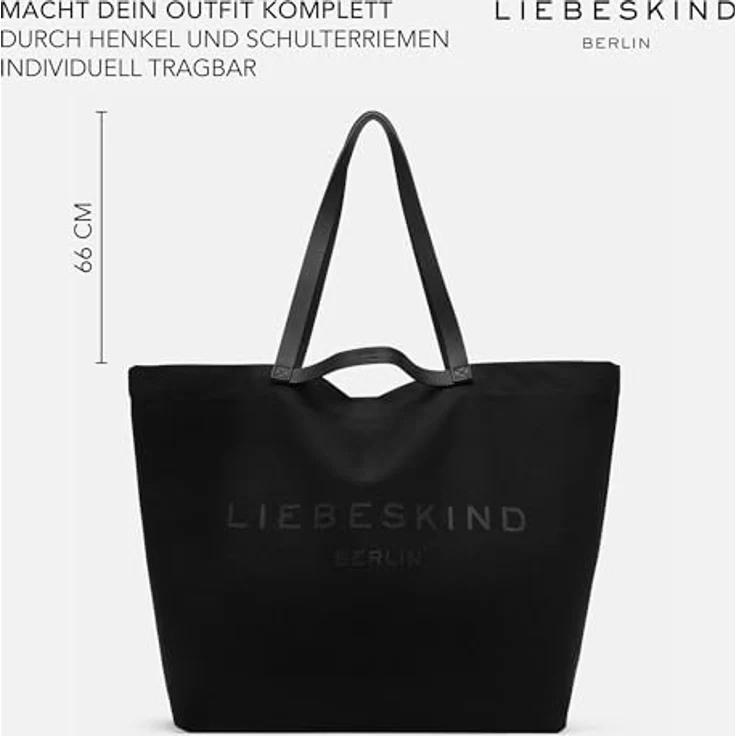 Liebeskind Berlin Shopper Aurora AURORA POOL PRINT, Einkaufstasche mit Logoprägung, Textil, pool Farbe, 39x36x18 cm - Preisvergleich – Bild 7