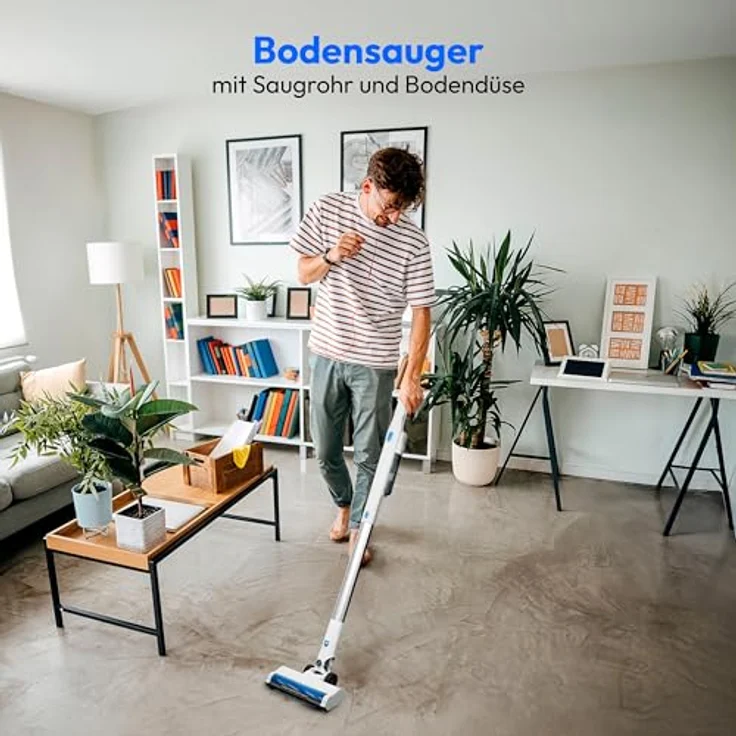 MEDION 2in1 Handstaubsauger MD11515, kabellos mit HEPA-13 Filter und 20 kPA Saugleistung, weiß – Bild 5