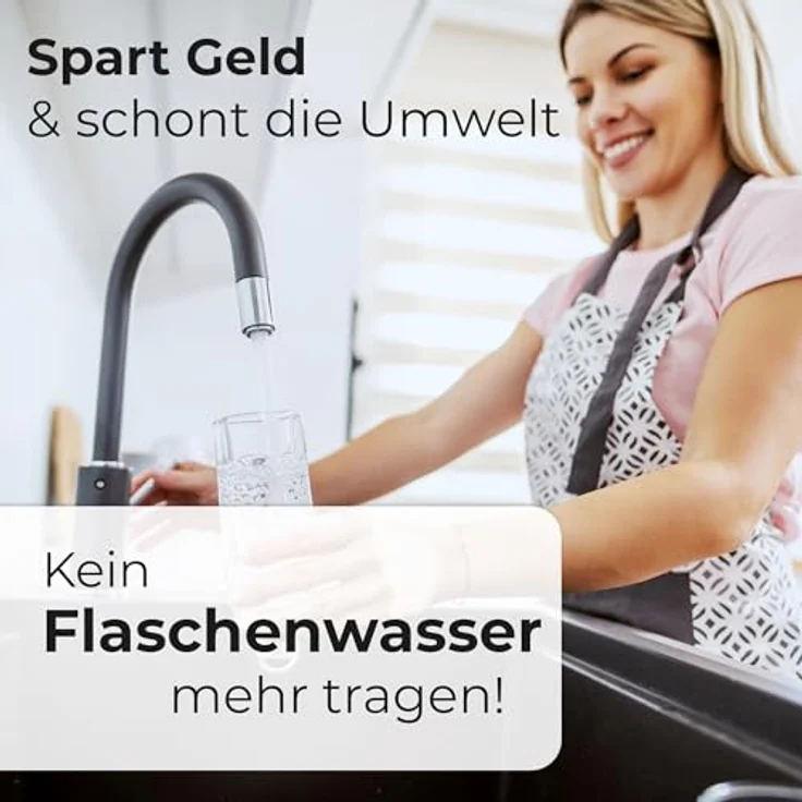 Alb Filter Active Plus, Trinkwasserfilter mit Wasserenthärtung und Bakterienfiltration bis 0.7 µm, Edelstahlgehäuse – Bild 8