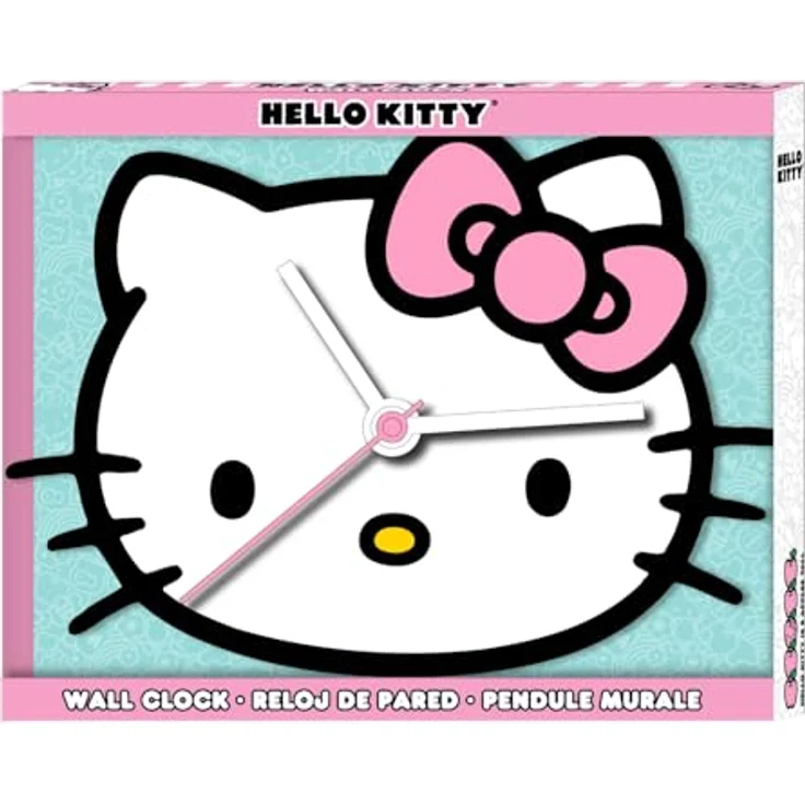 Kids Licensing Analoge Automatikuhr HK3078 für Mädchen, Hello Kitty Design mit robustem Holzarmband – Bild 2