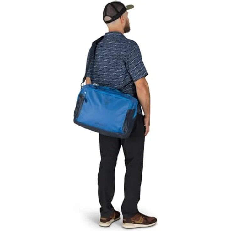 Osprey Transporter Carryon Boarding Bag, 46 cm mit Laptopfach, schwarz (Raven Black) – Bild 12