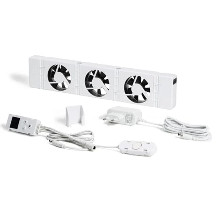 SpeedComfort Heizkörper Ventilator mit Control Sensor, Mono Set, 1 Stück | Heizungsventilator 40-70 cm, bis zu 22% Energieeinsparung, wärme- und geräuschoptimiert, mehrere Geschwindigkeiten – Bild 1
