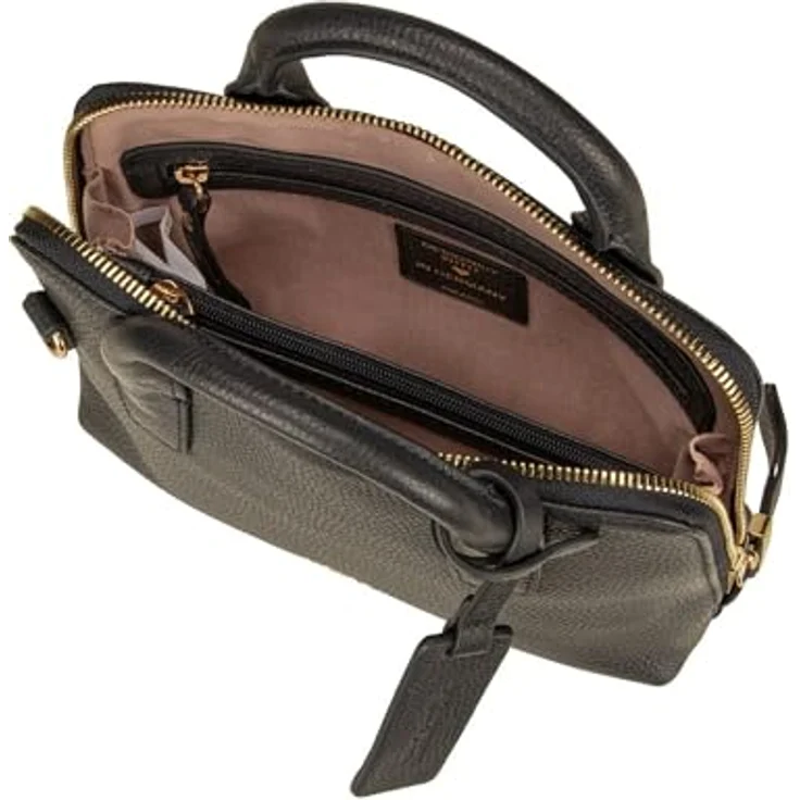 Picard Handtasche Java, Henkeltasche aus fein genarbtem Rindleder, Blau – Bild 3