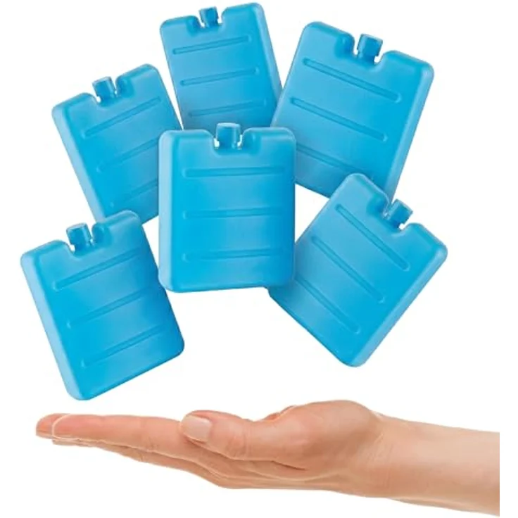 6er Set Kleine Kühlakkus - Mini Kühl-Elemente für die Kühltasche - Kühl-Akku für – Bild 2