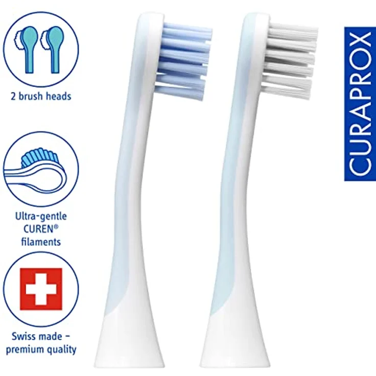 Curaprox Hydrosonic SENSITIVE Ersatzbürsten – Bild 2